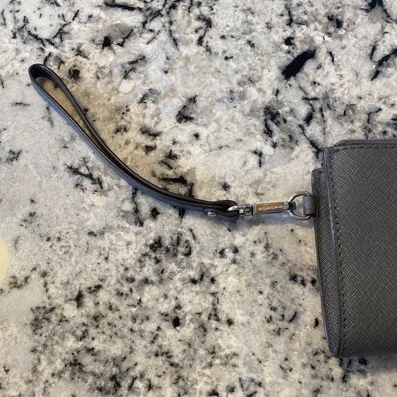 Michael Kors Charcoal Zip Wallet - Picture 6 of 12